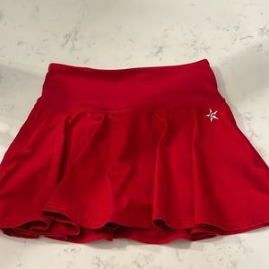 Red rebel cheer skirt. Size small. Bright red. Great condition.